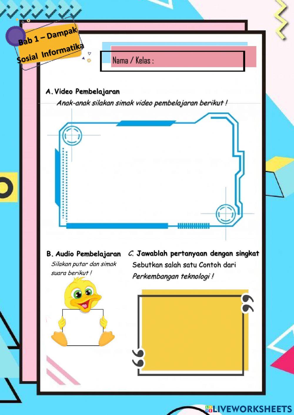 Dampak Sosial Informatika