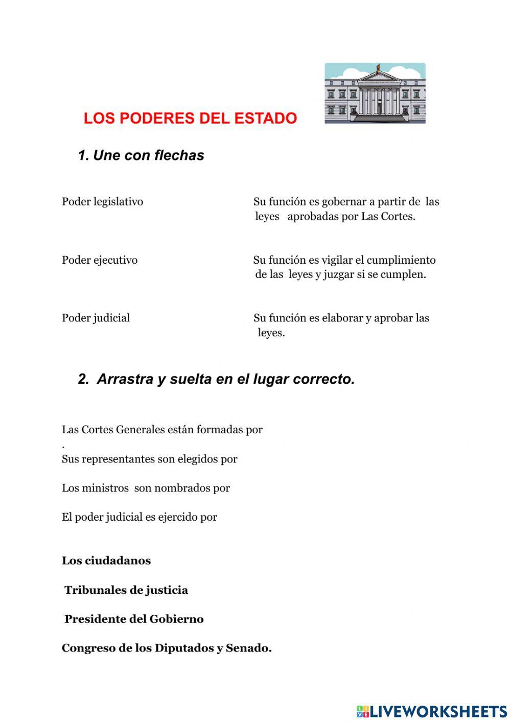 Los poderes de Estado