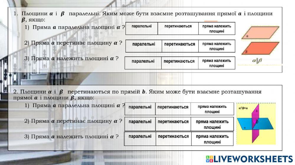 Паралельність площин