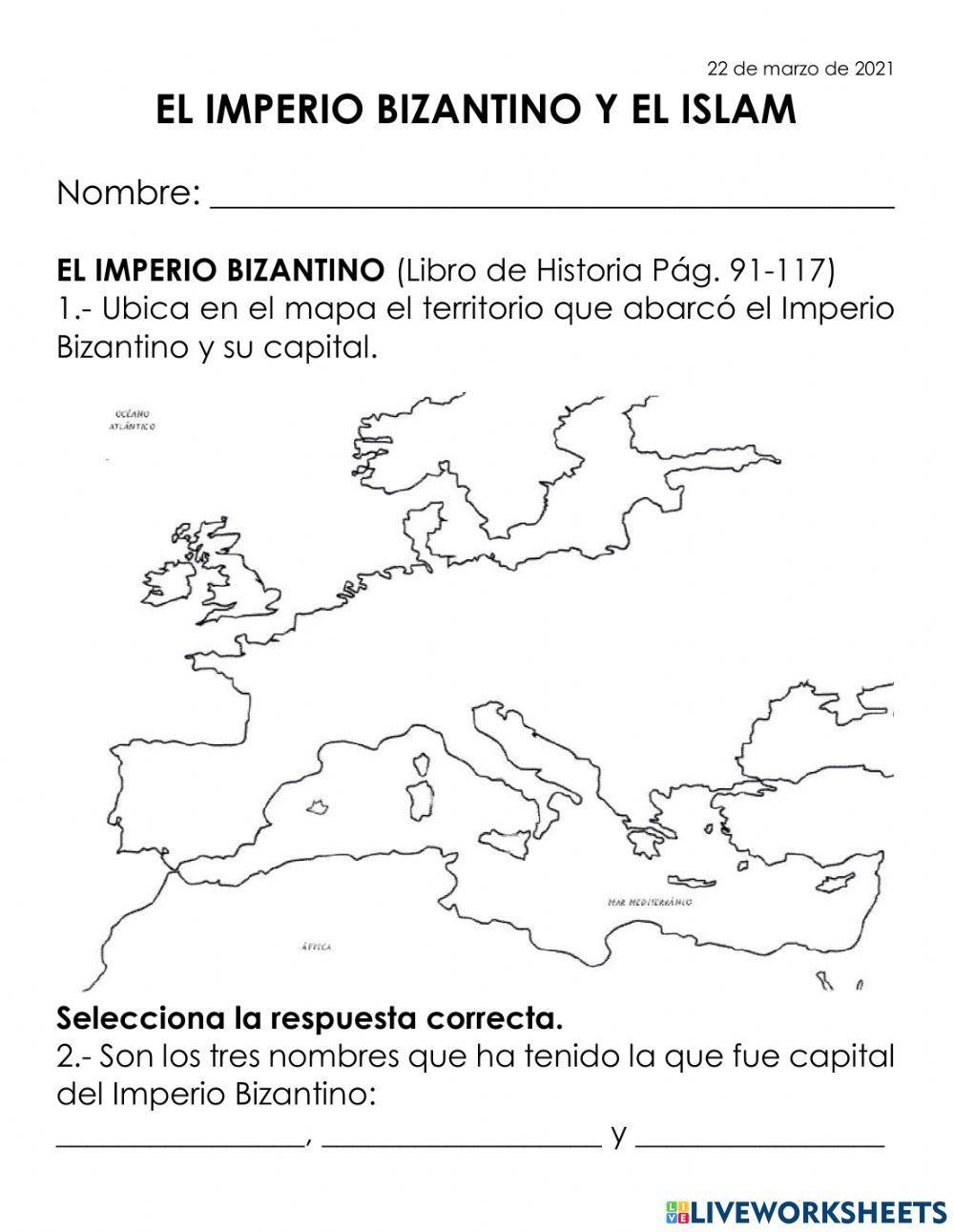 El imperio bizantino y el islam