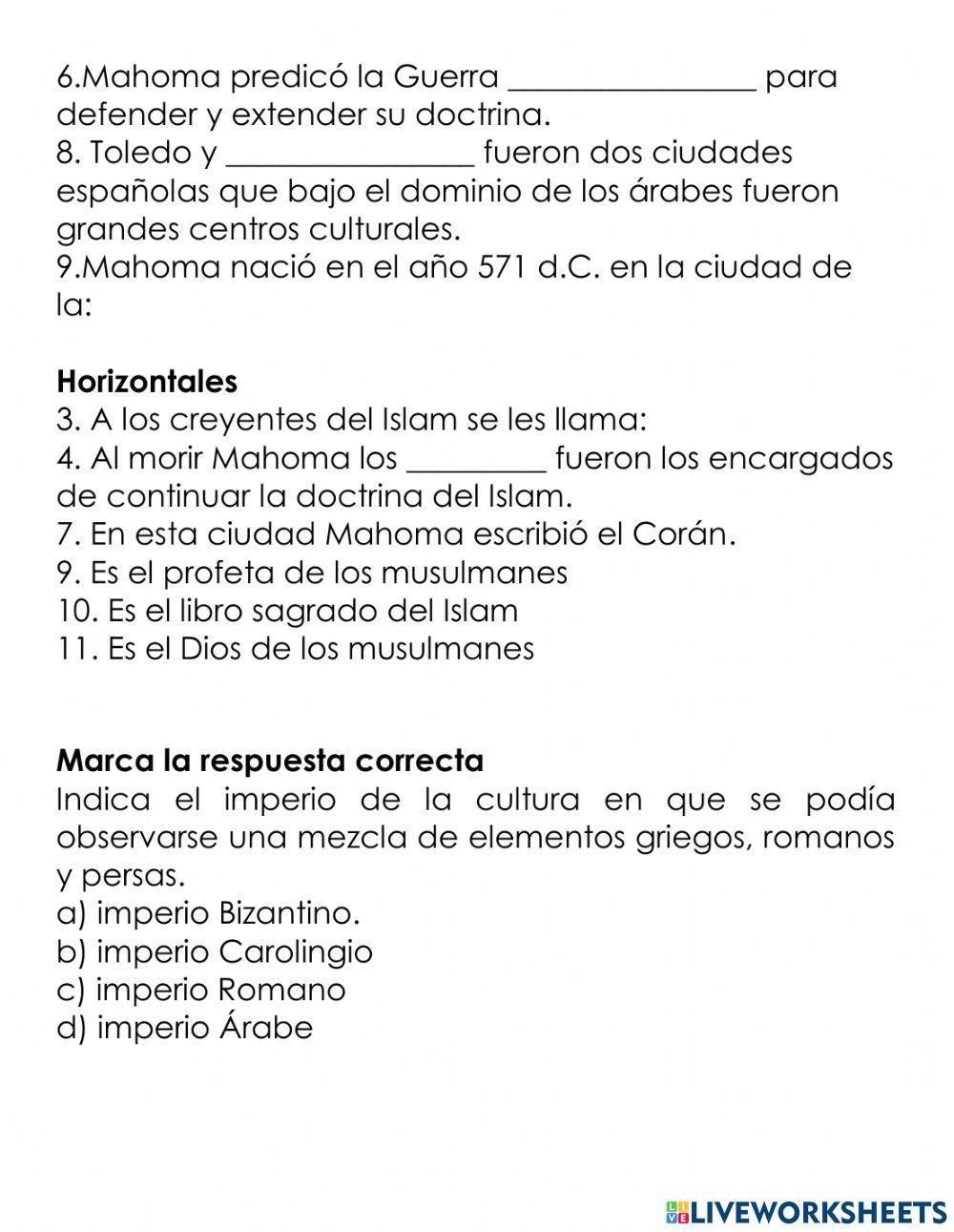 El imperio bizantino y el islam