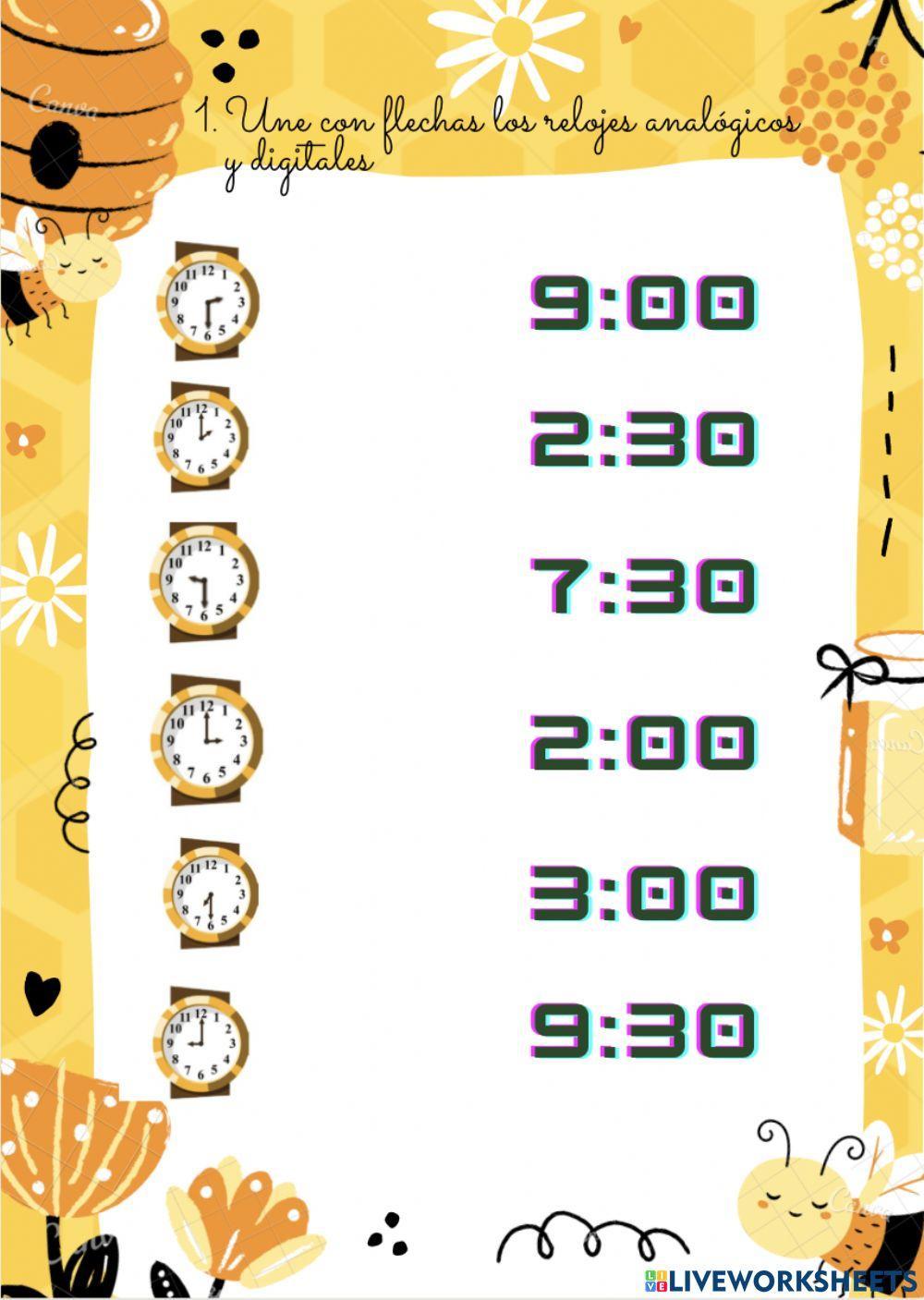 Reloj Analógico y digital