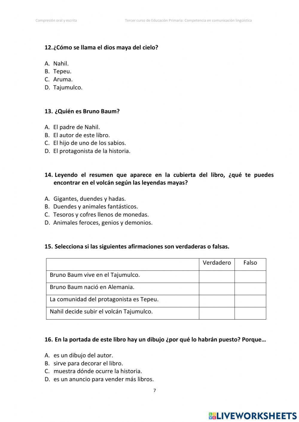 Lectura:Una historia de aventuras