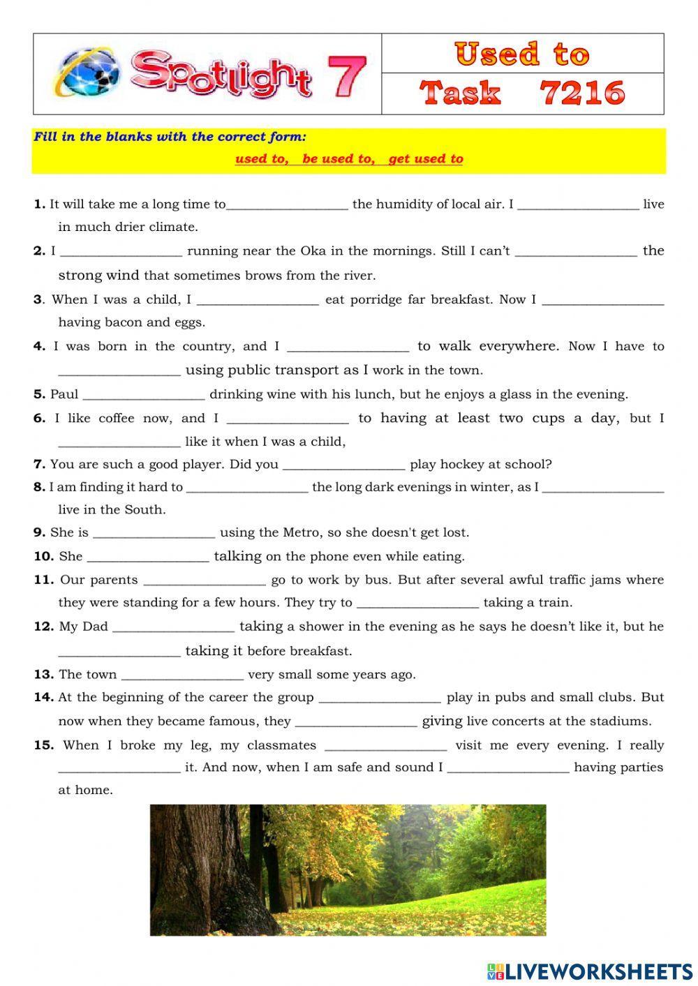 Spotlight 7 Task 7216