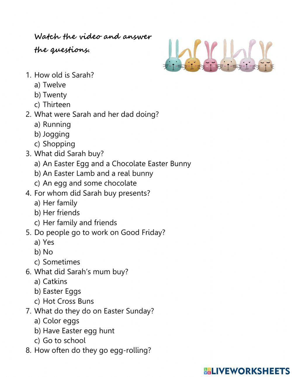 Easter listening to the YT video -Easter in Britain avi-