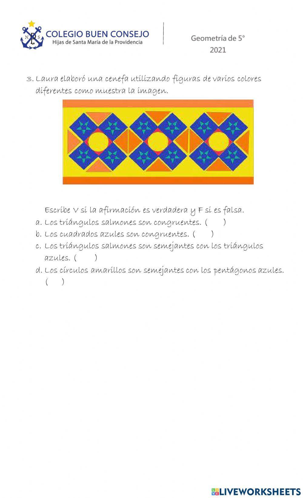 Semejanza y congruencia de figuras