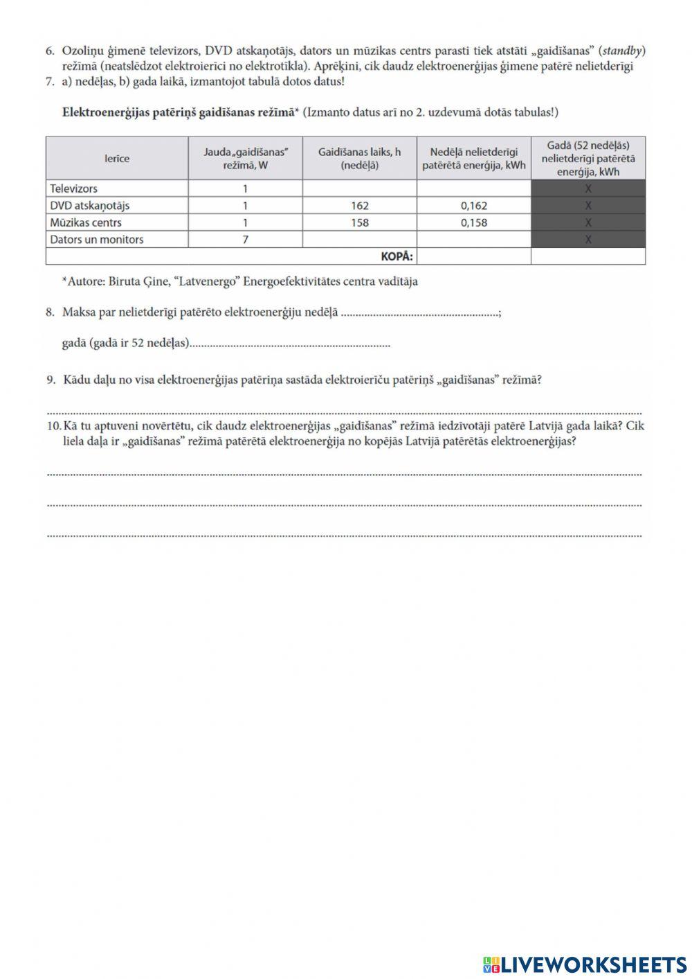 Patērētās elektroenerģijas uzskaite un aprēķināšana