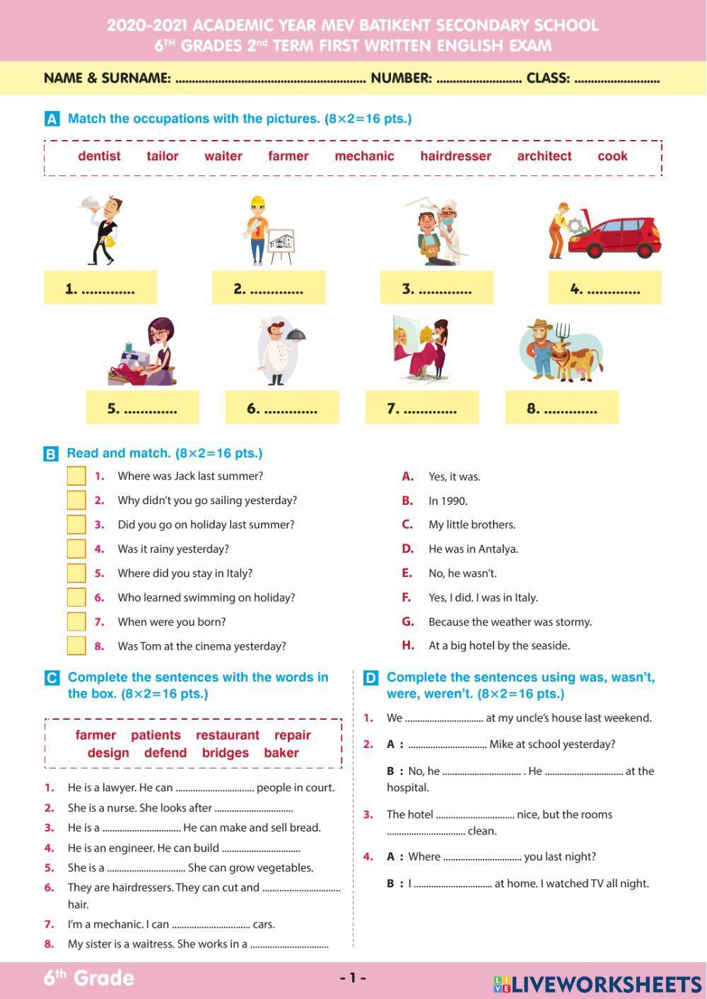 2nd Term-exam-study-2-Ömür