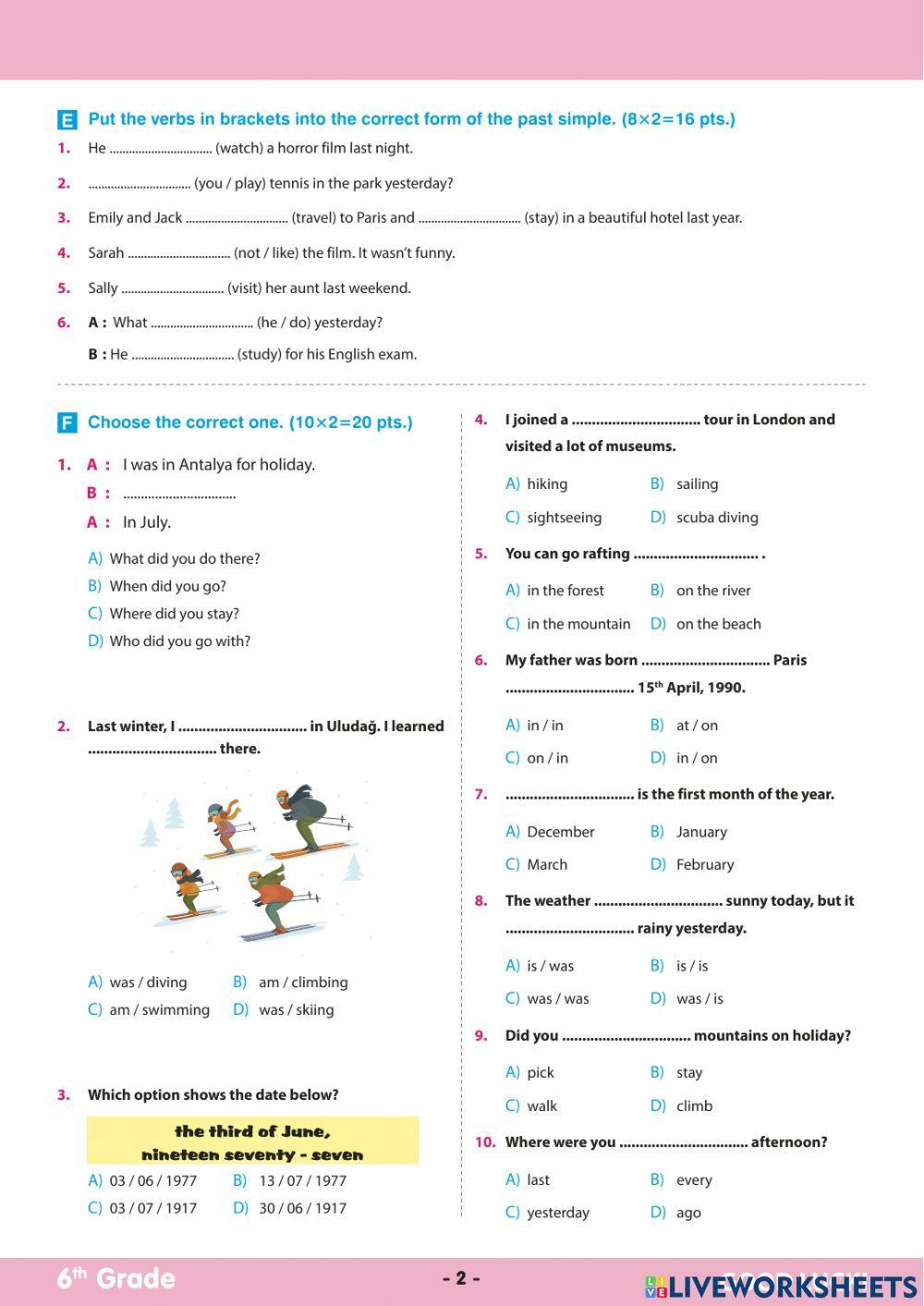 2nd Term-exam-study-2-Ömür