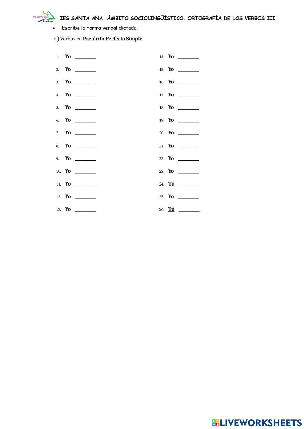 Ortografía. verbos-3