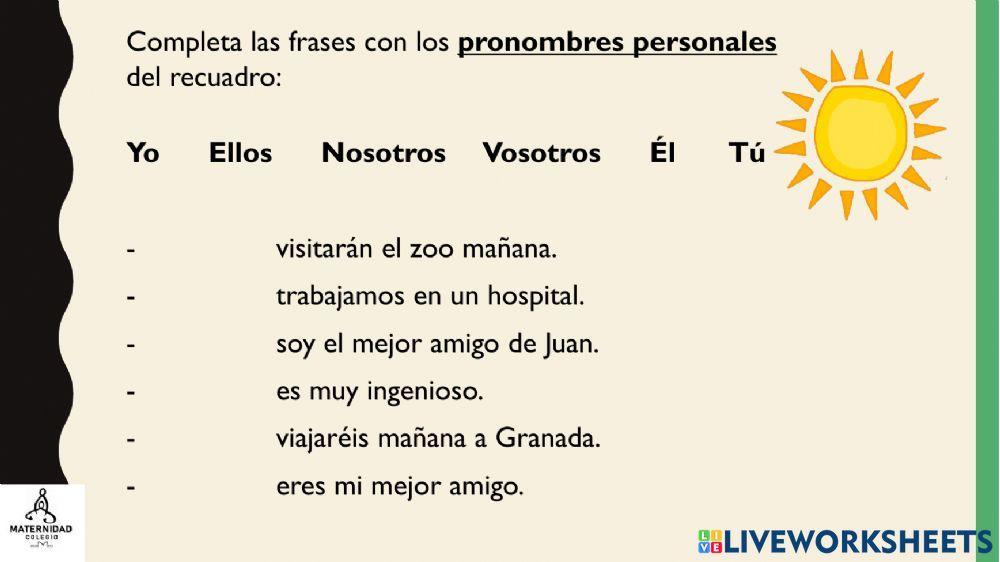 Pronombres personales