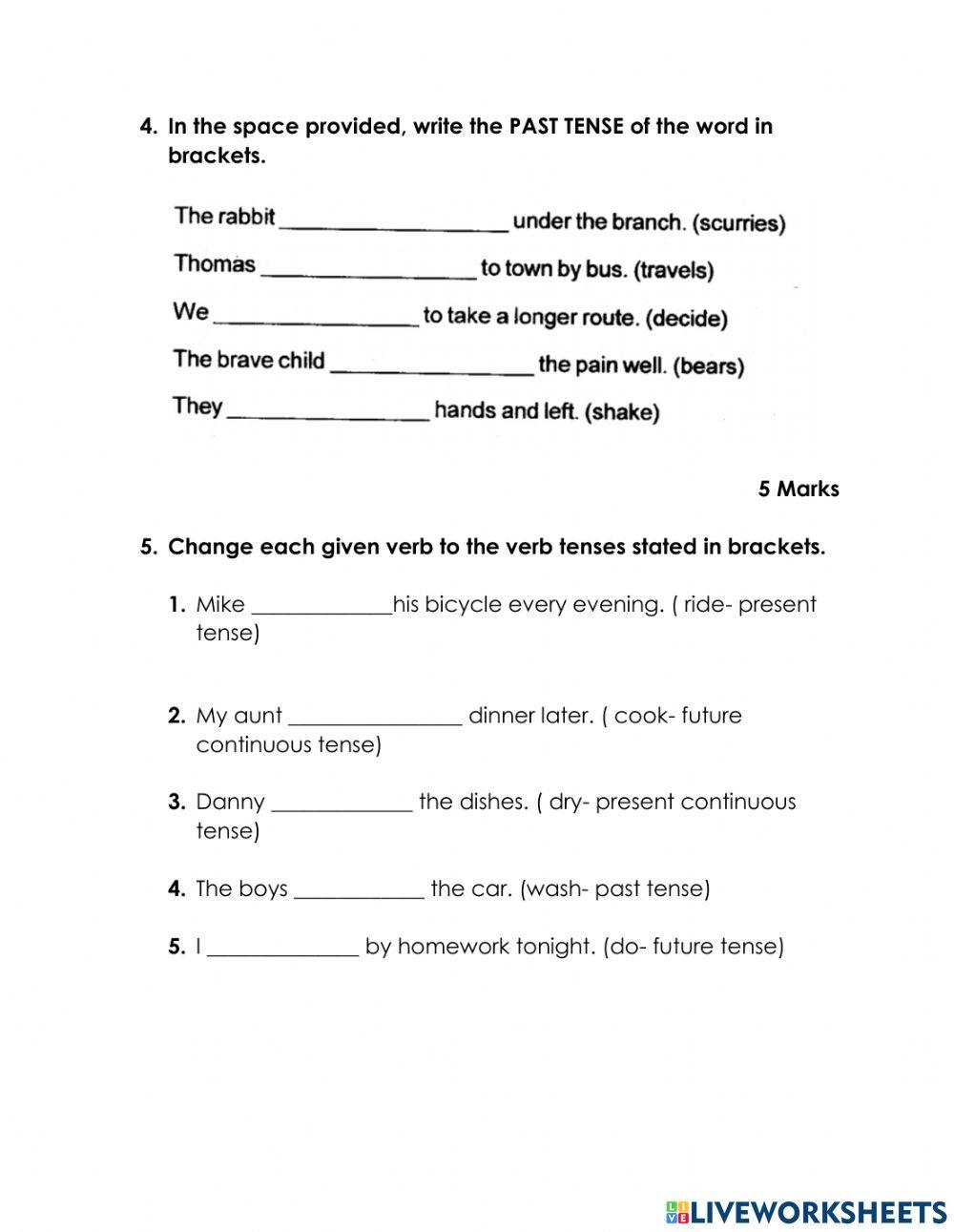 Grammar Assessment 2