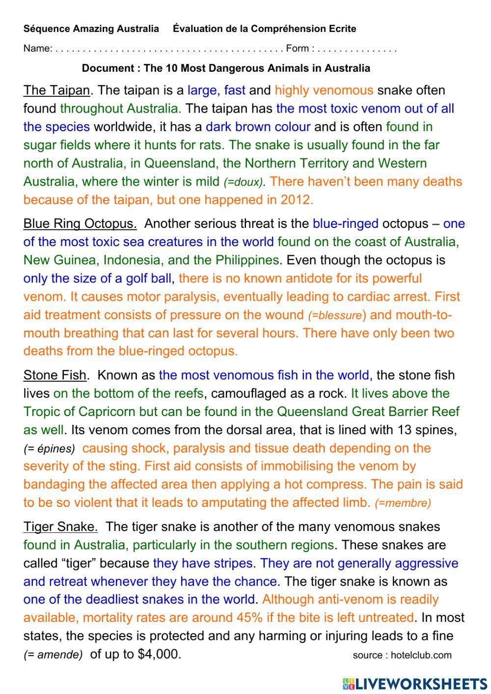 Reading Comprehension