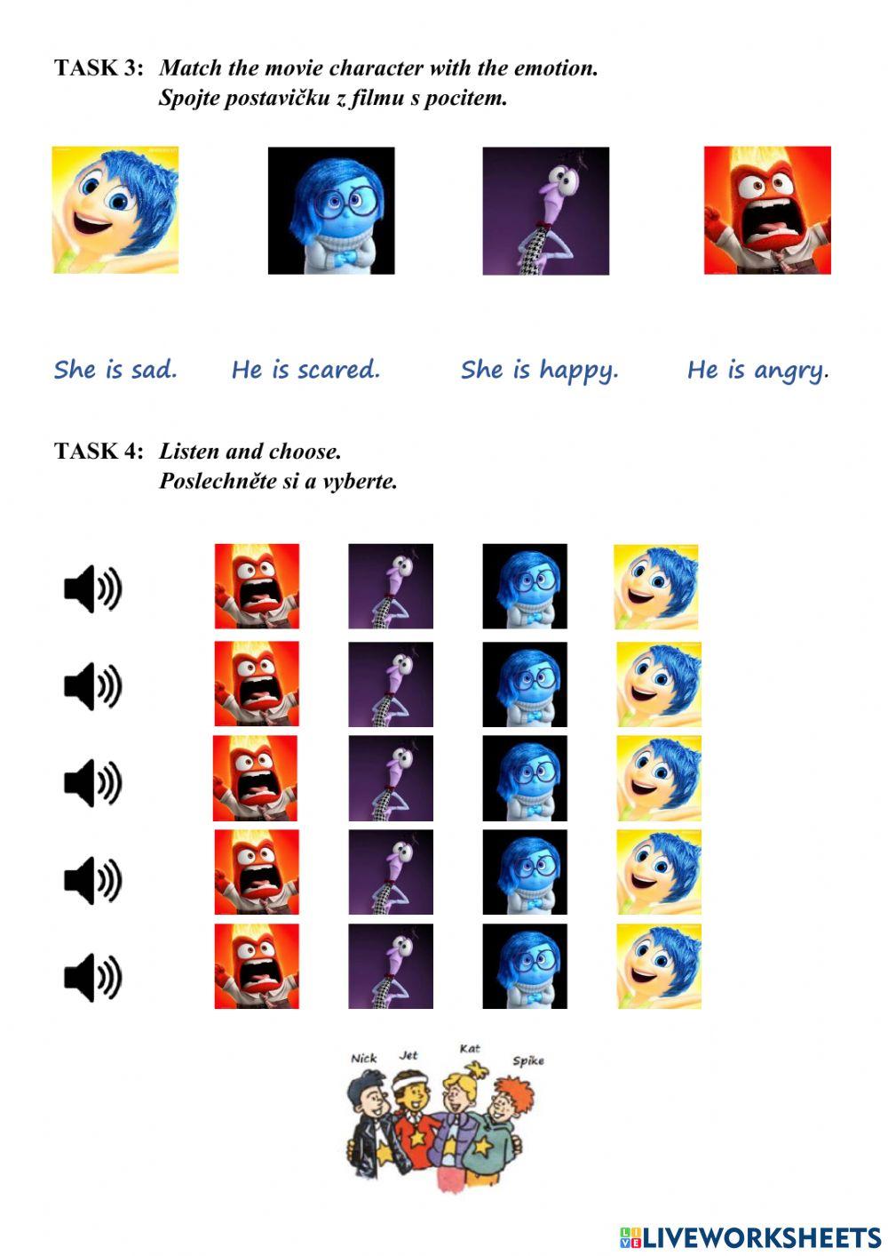 Chit Chat 1 Review B - emotions