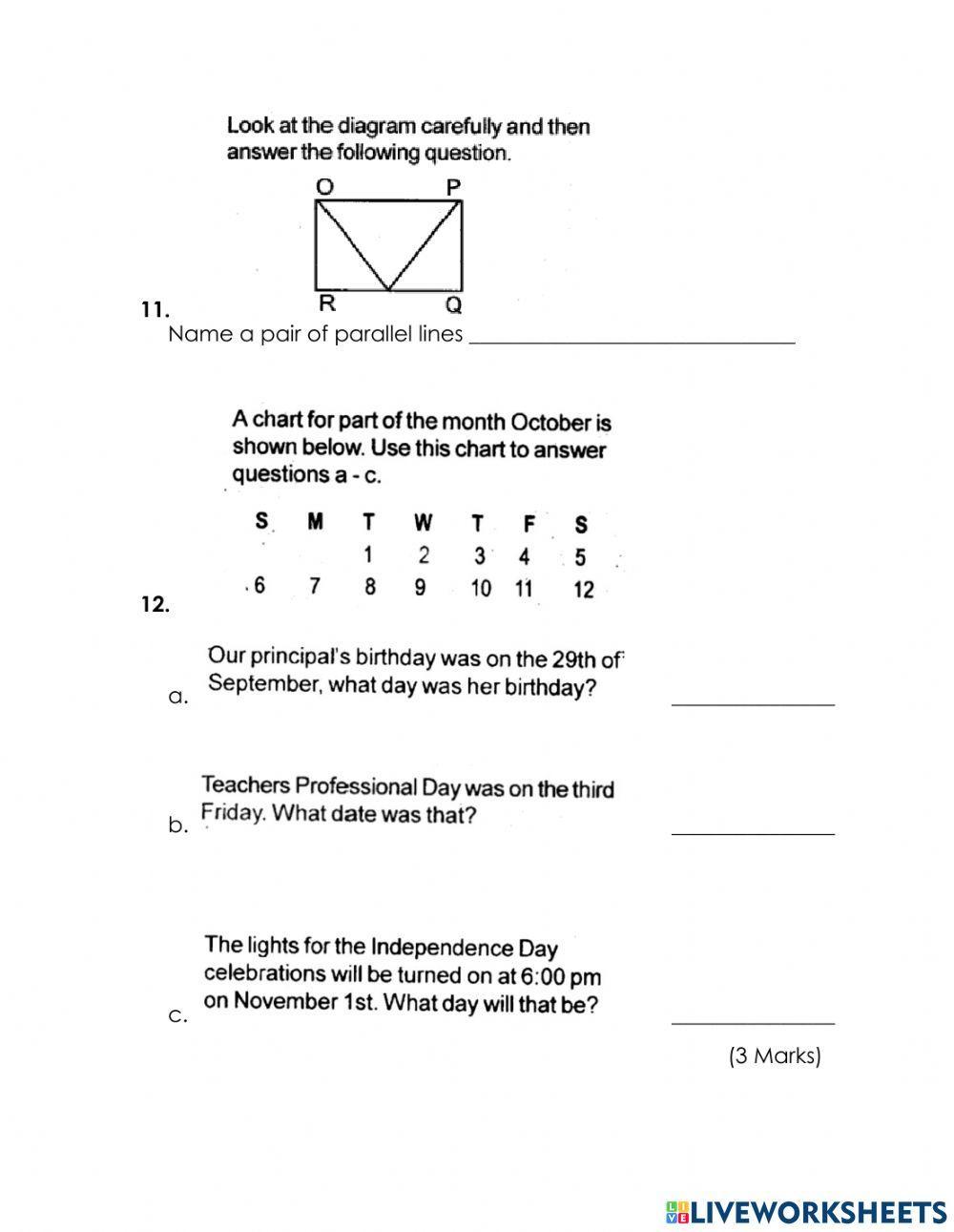 Mathematics Assessment