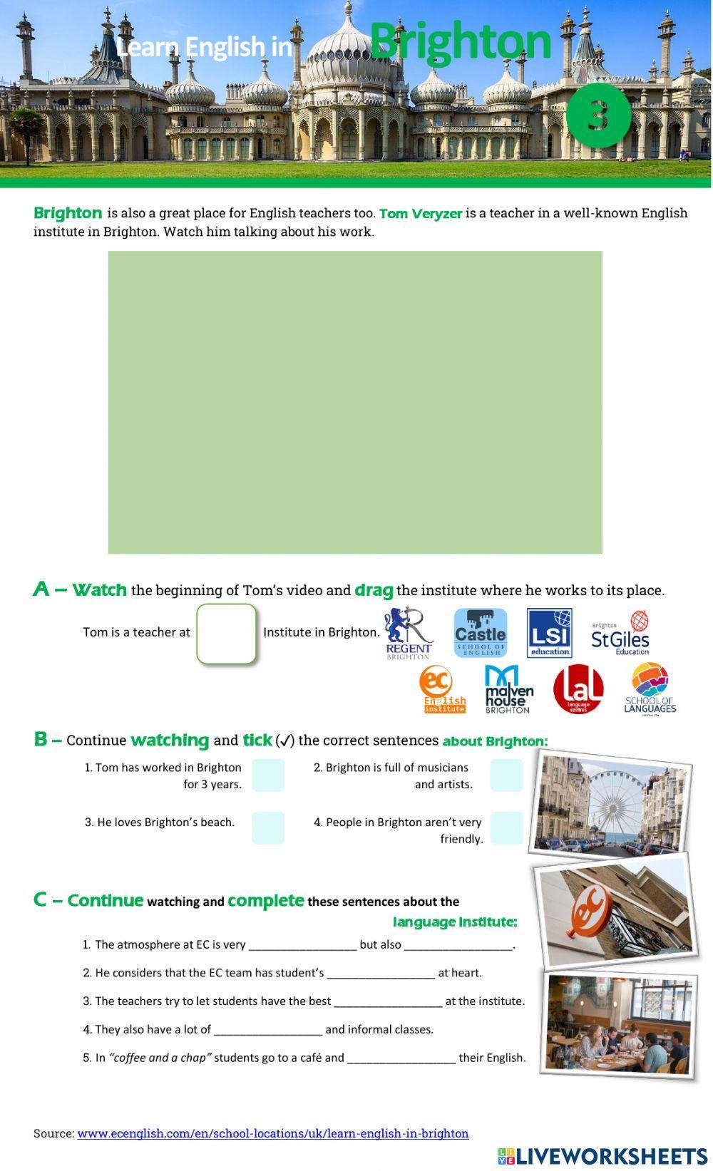 Studying English in Brighton - part 3