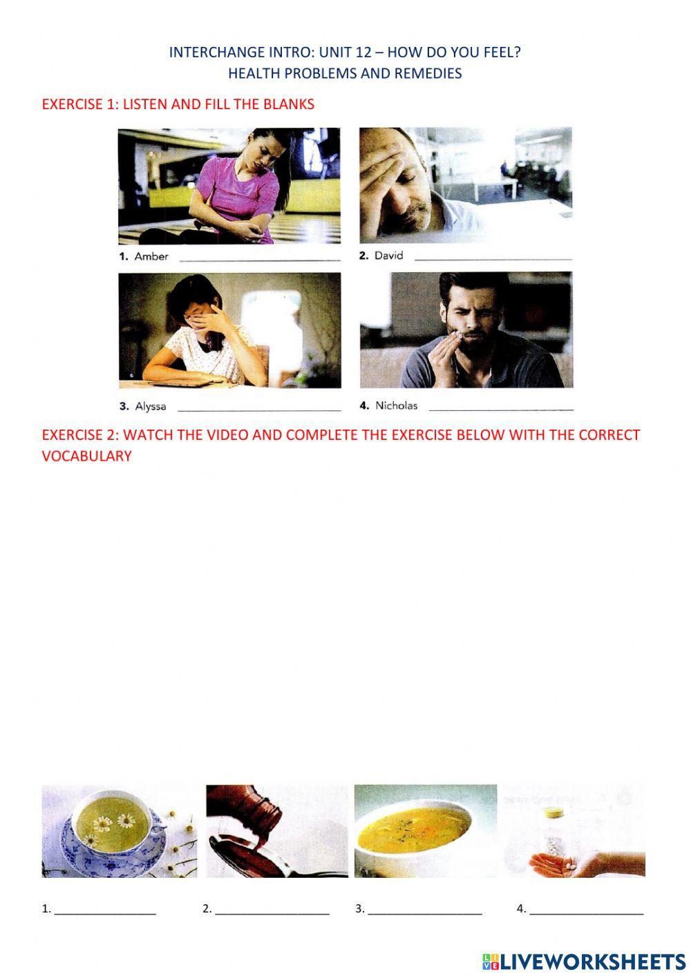 Health Problems and Remedies