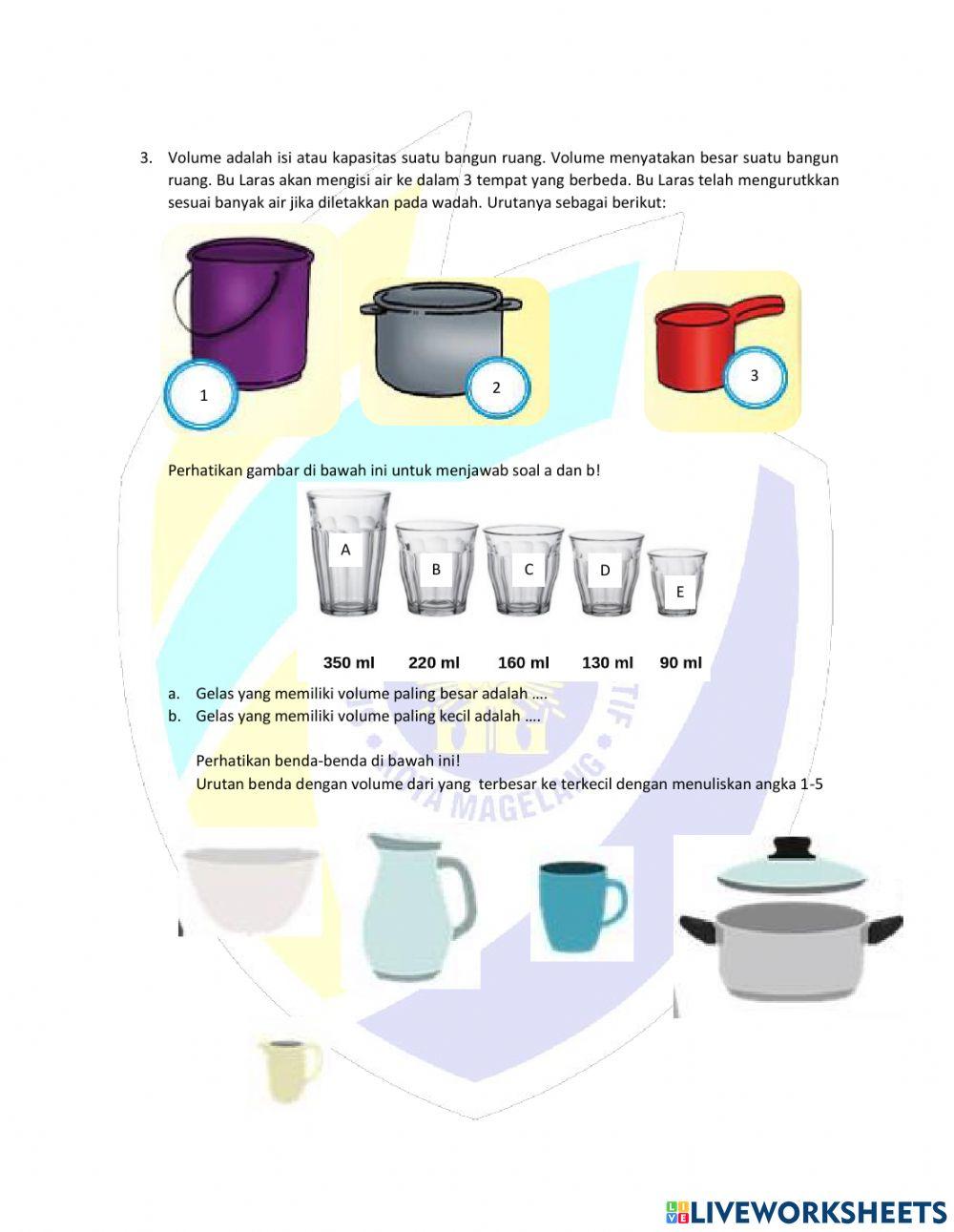 Pretest Matematika Tema 7 Sub Tema 1