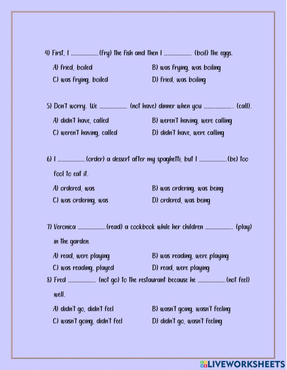 Food, food, food (grammar)