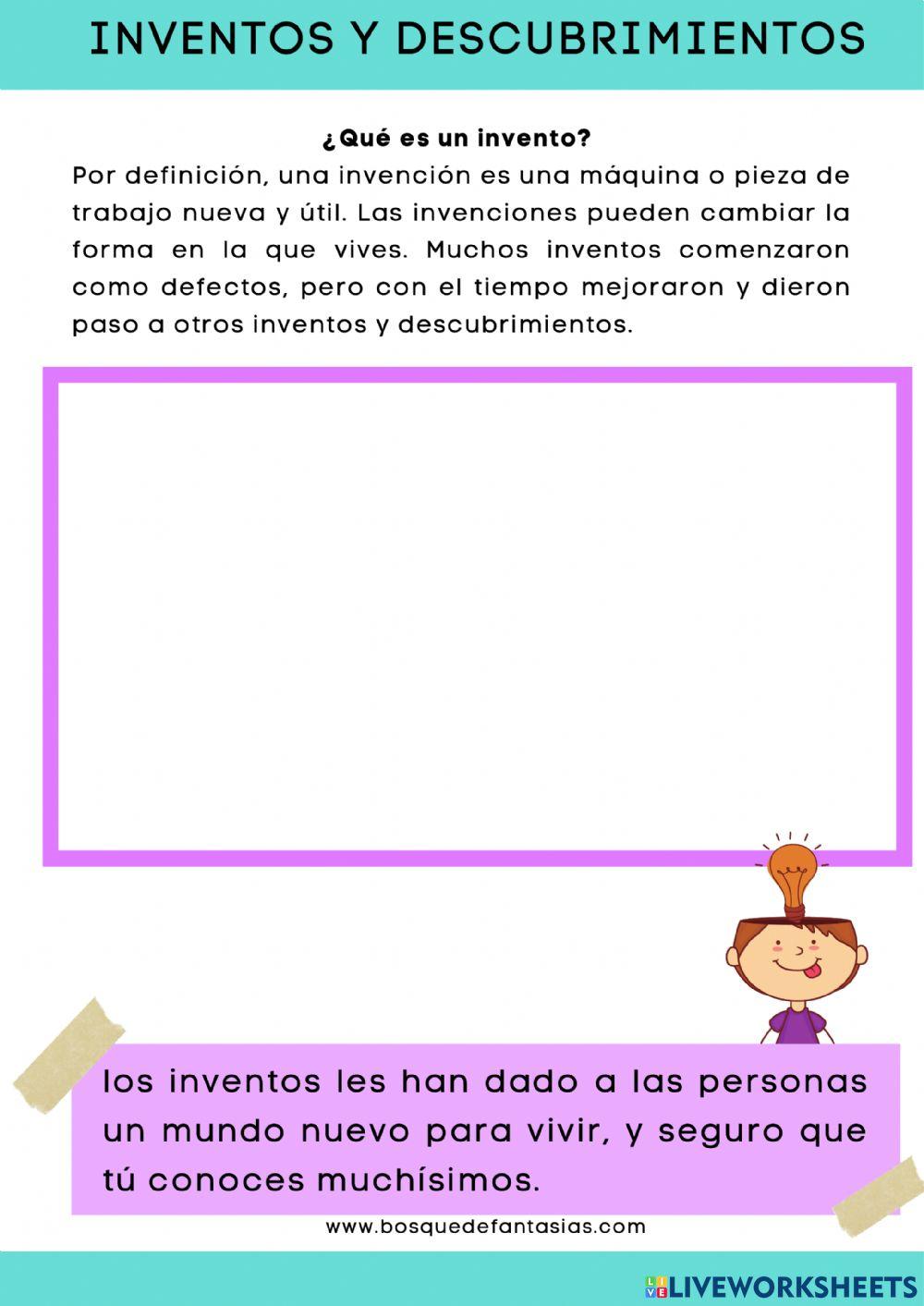 Inventos y descubrimientos