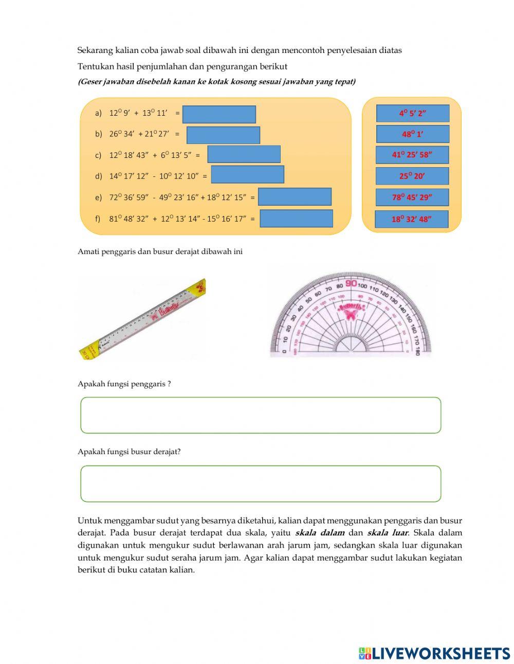 LKPD Garis dan Sudut 1