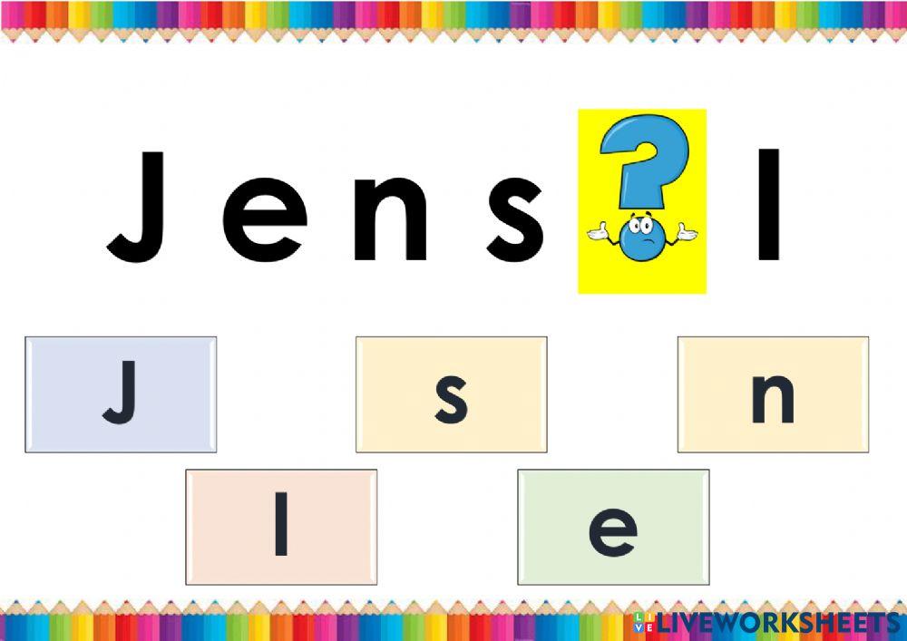 Nombre Jensel
