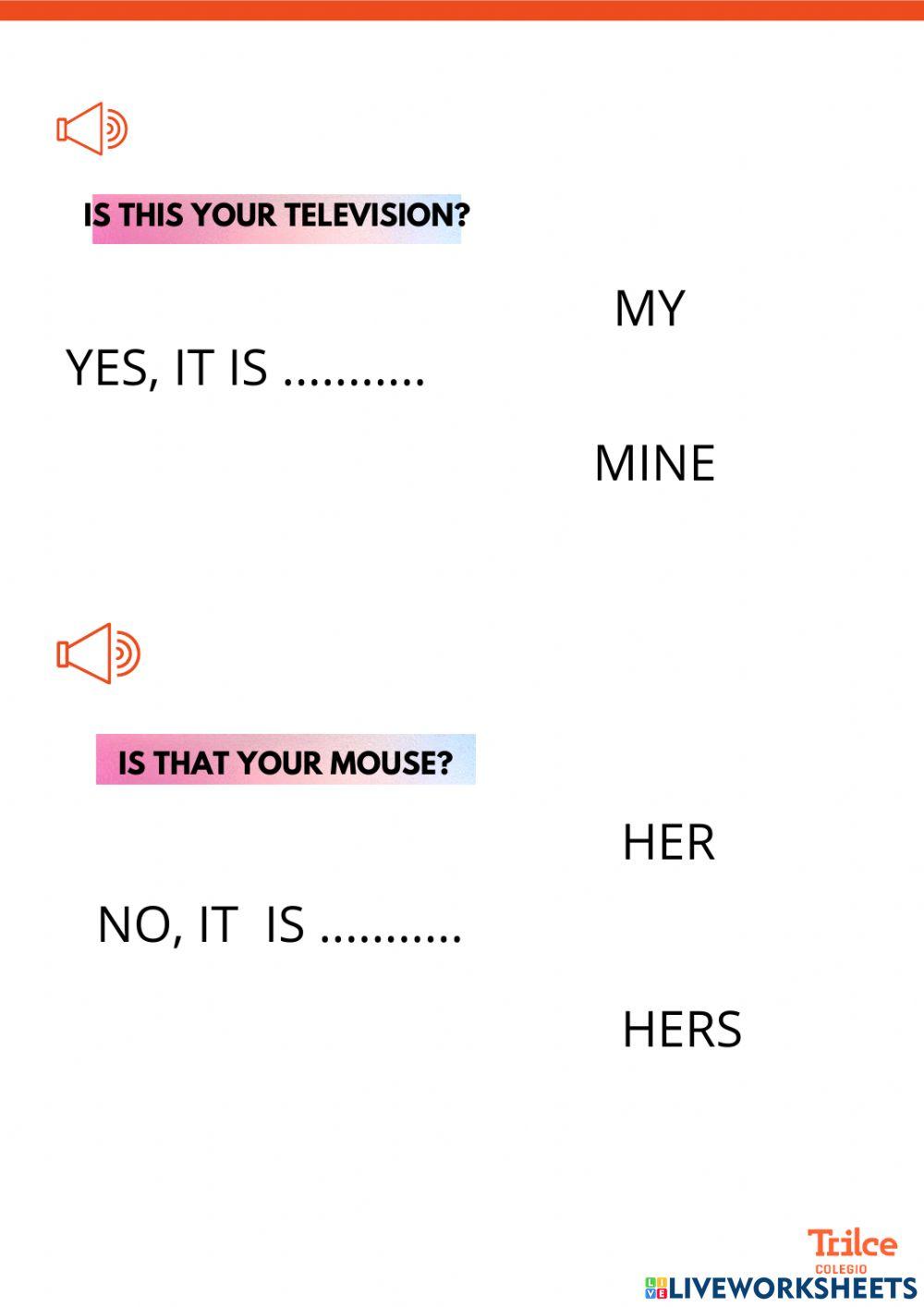 Computer and electronics items