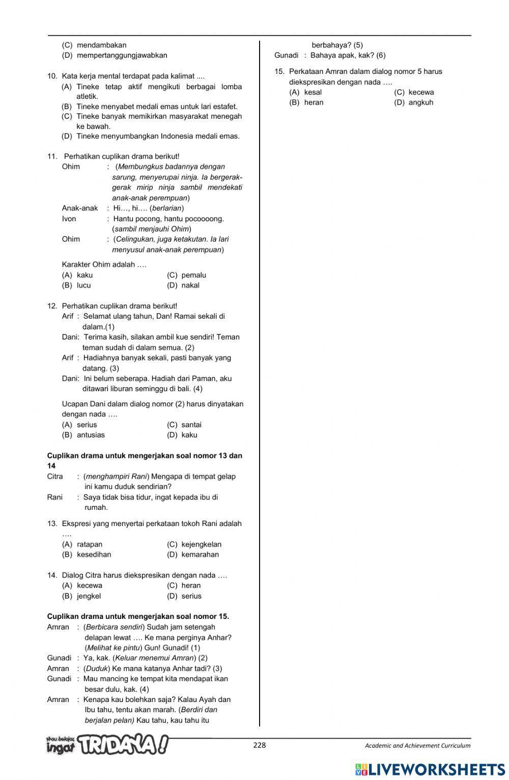 Kebahasaan Teks Drama 2