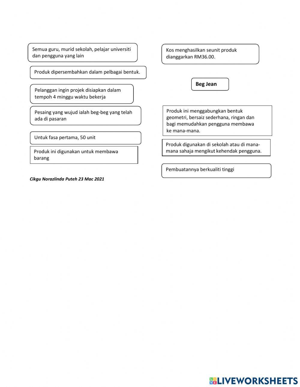 Latihan projek brief