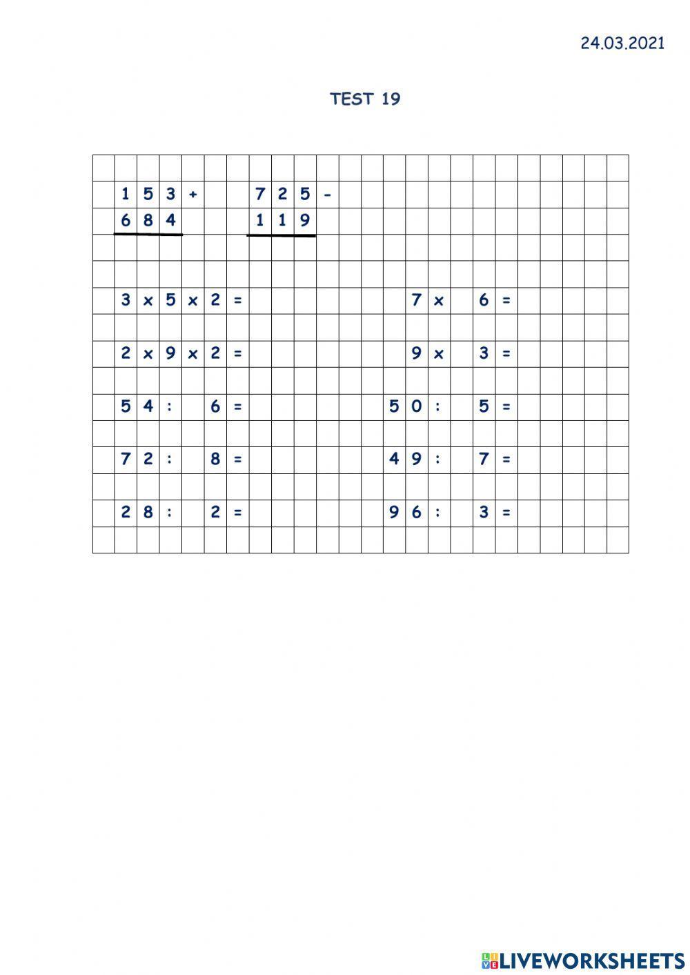 Test 19 Test 19