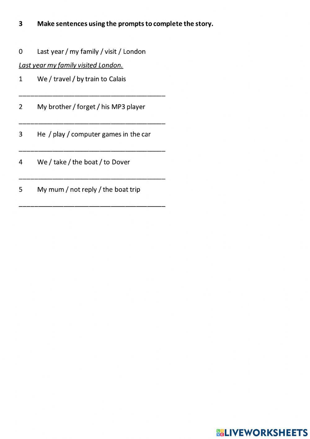 Unit 3 test 7C worksheet | Live Worksheets