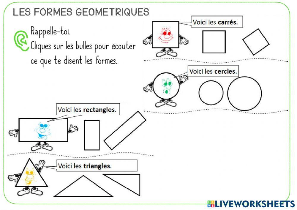 Les formes géométriques