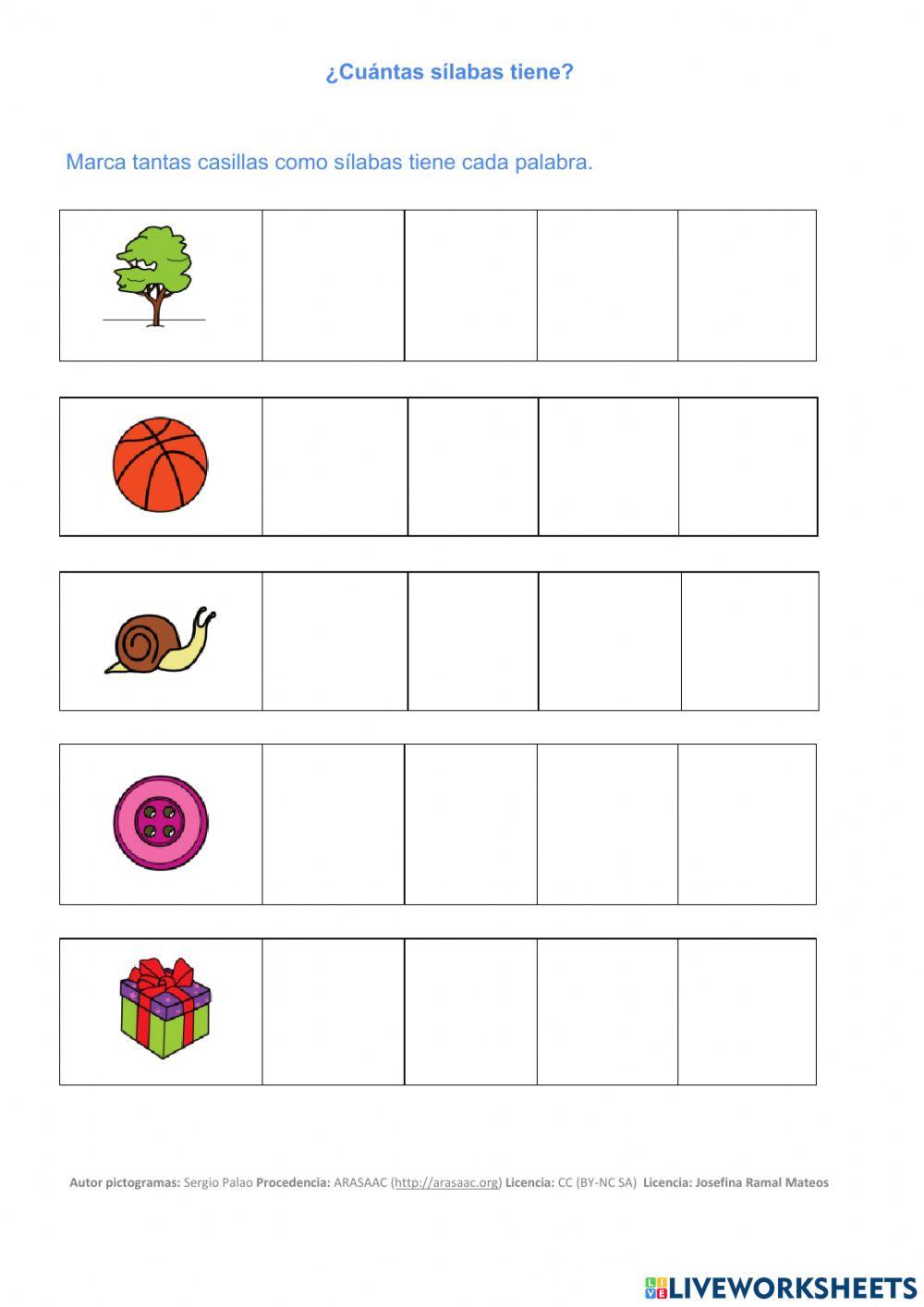 Conciencia silábica