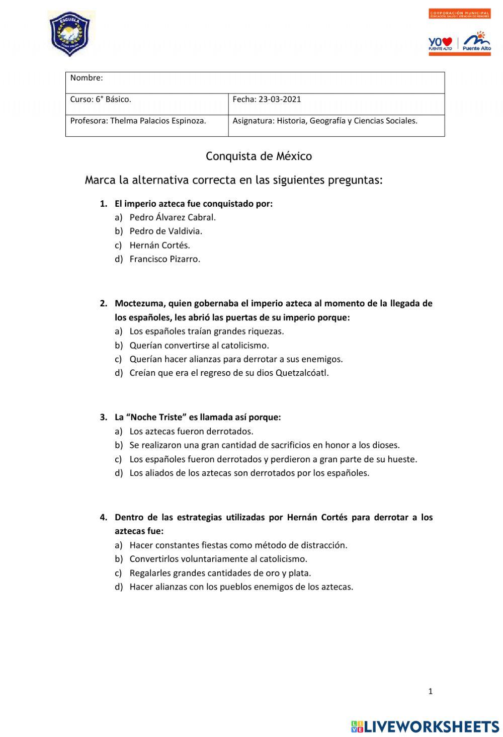 Conquista de México