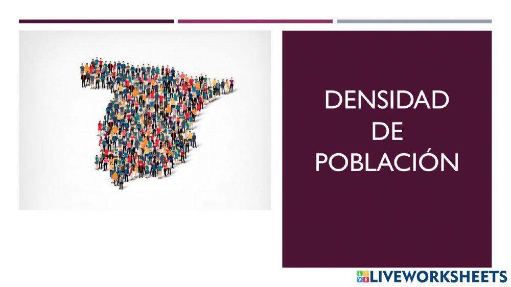 Densidad de población