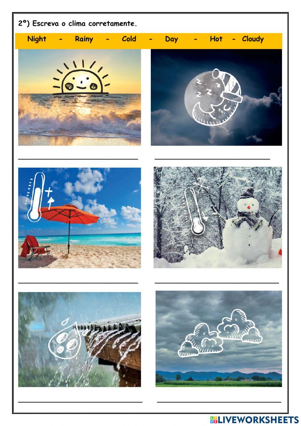 Atividade escrita de Inglês (Homework)