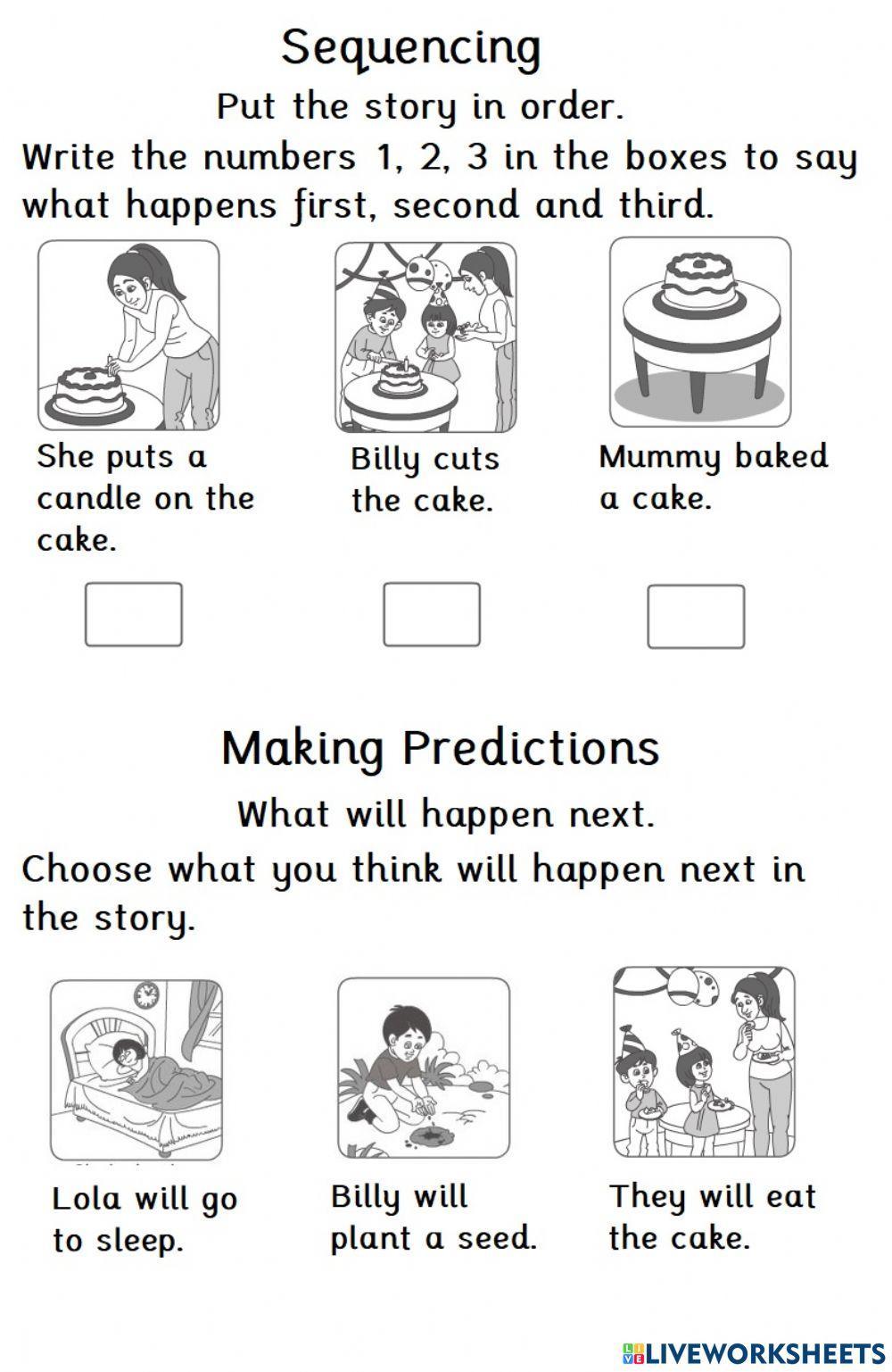 Sequencing and Making Predictions