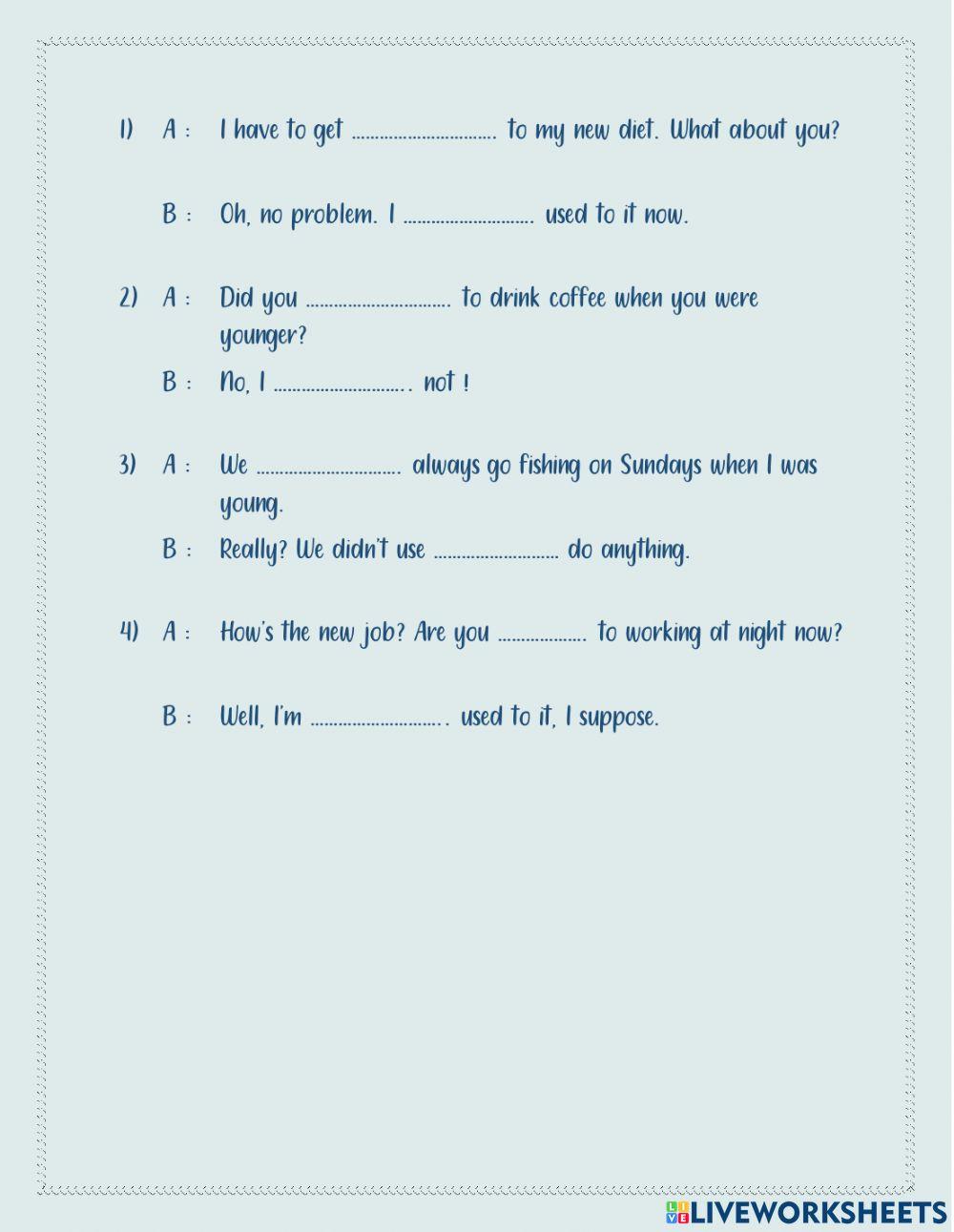 Grammar & Vocabulary