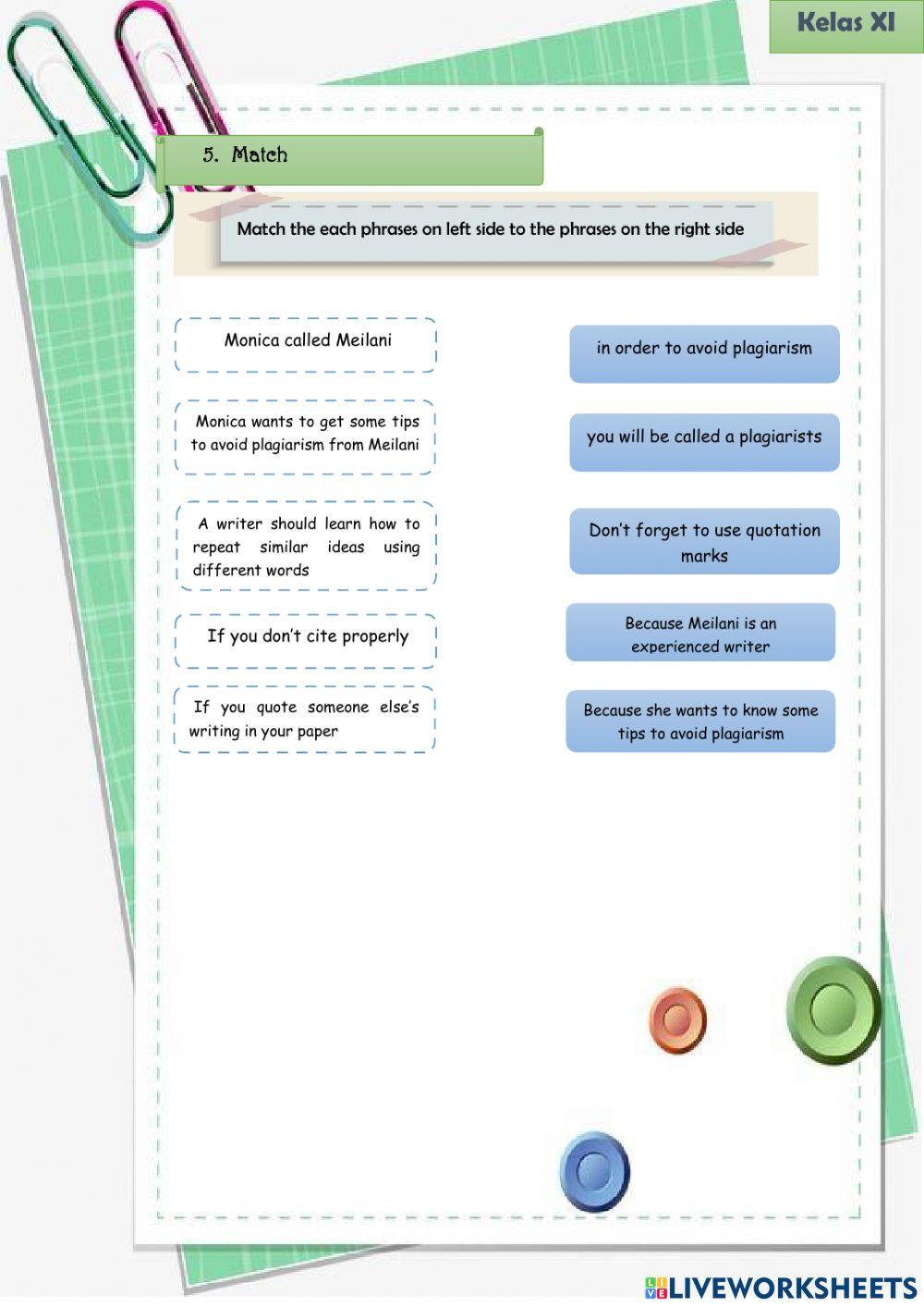 Latihan LKPD Cause and Effect Siswa