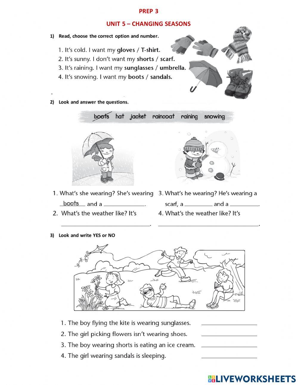 PREP 3 - Unit 5 Lessons 1 and 2