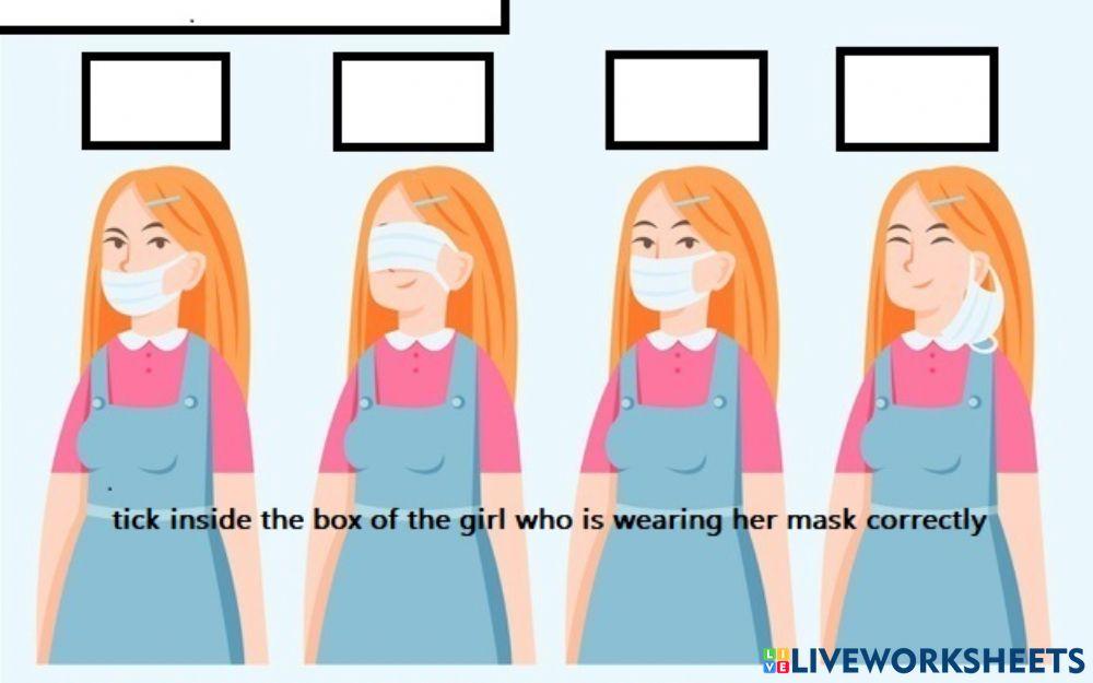 Wearing mask
