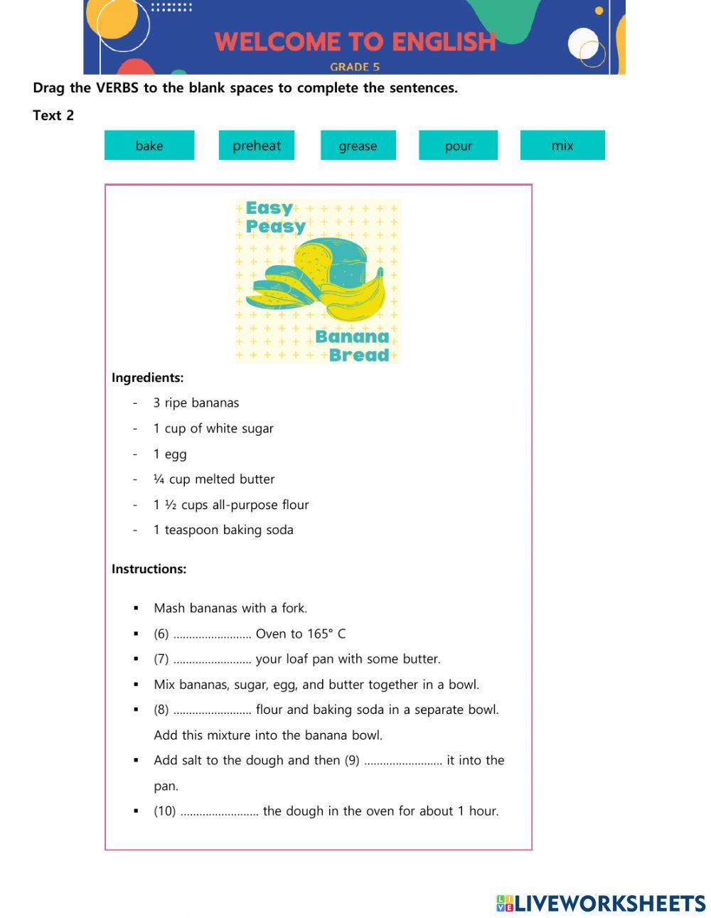 Lesson 7c - Reading a Procedure Text