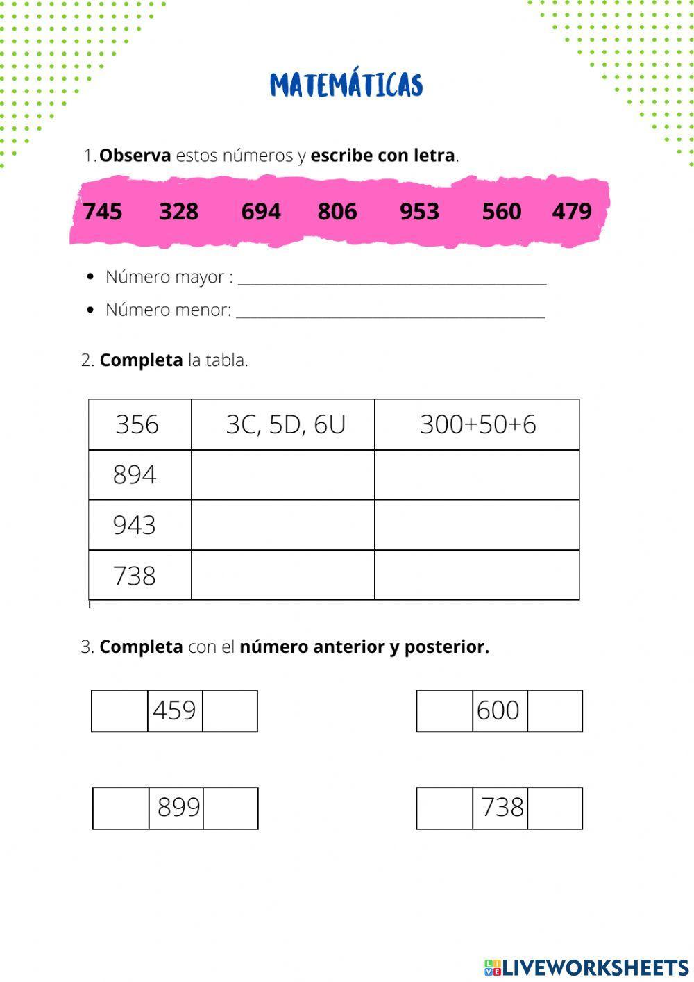 Repaso de mate Repaso de mate