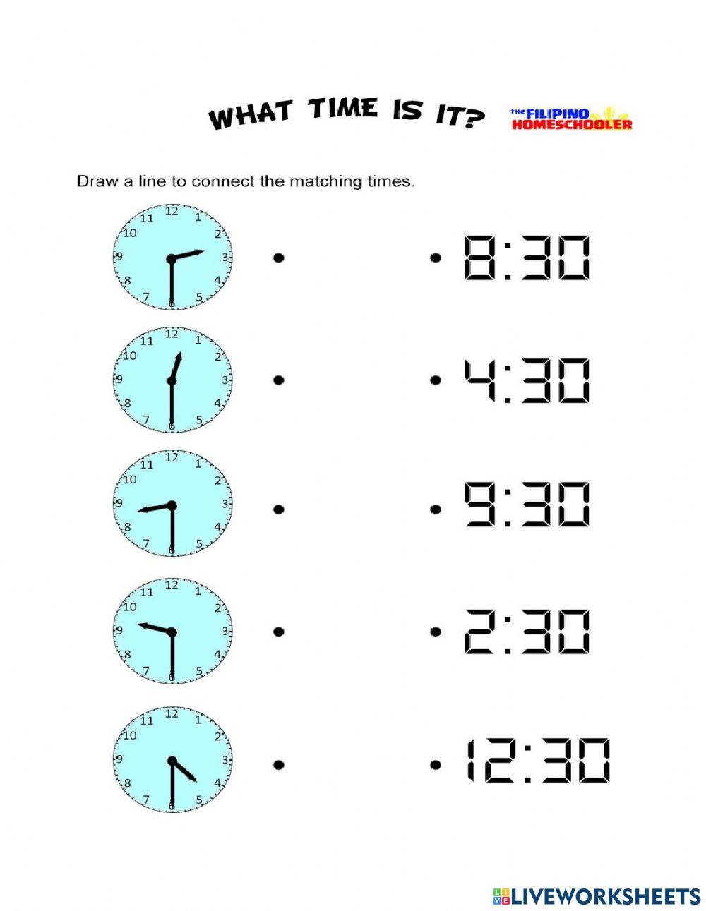 Telling time