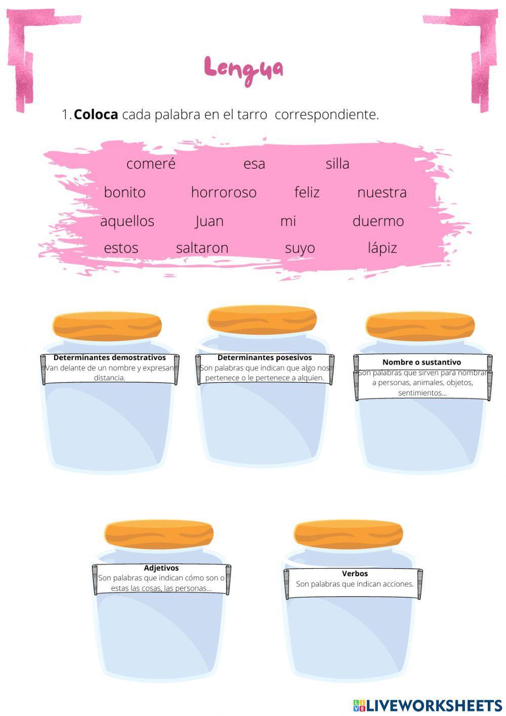 Repaso de lengua Repaso de lengua
