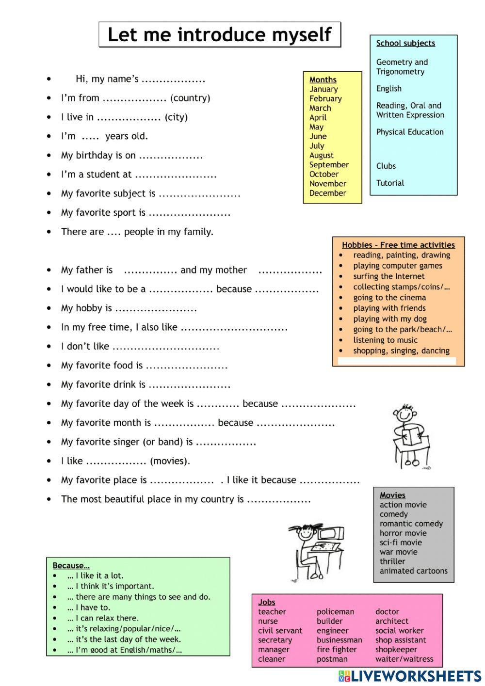 My personal information