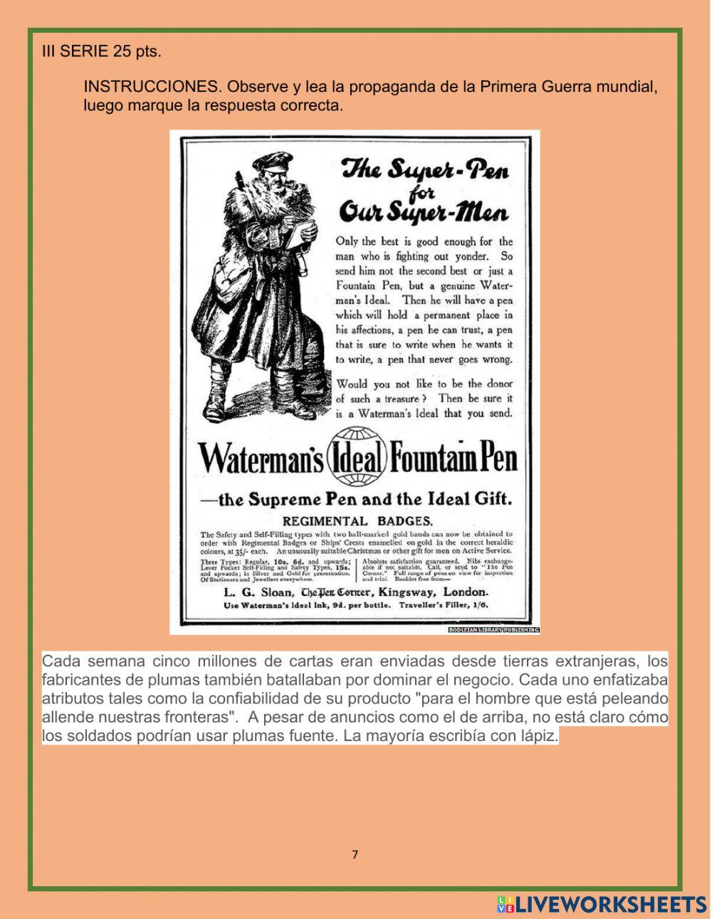 Primera guerra mundial