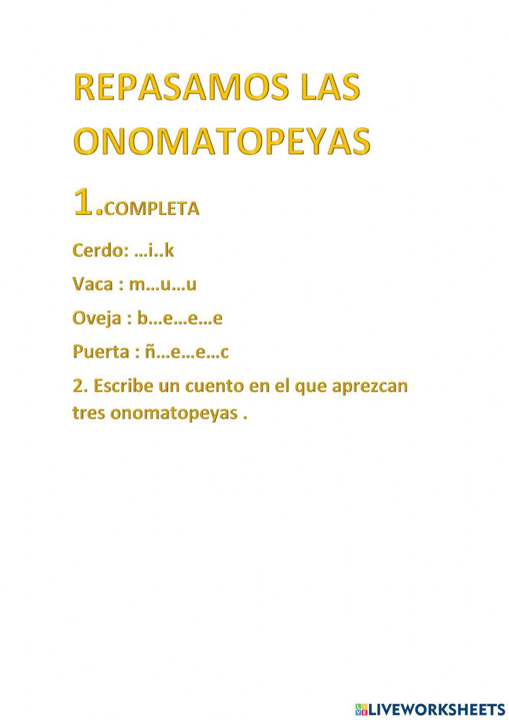Onomatopeyas