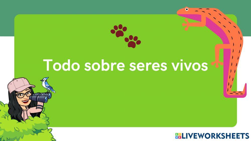 Repaso seres vivos 4°