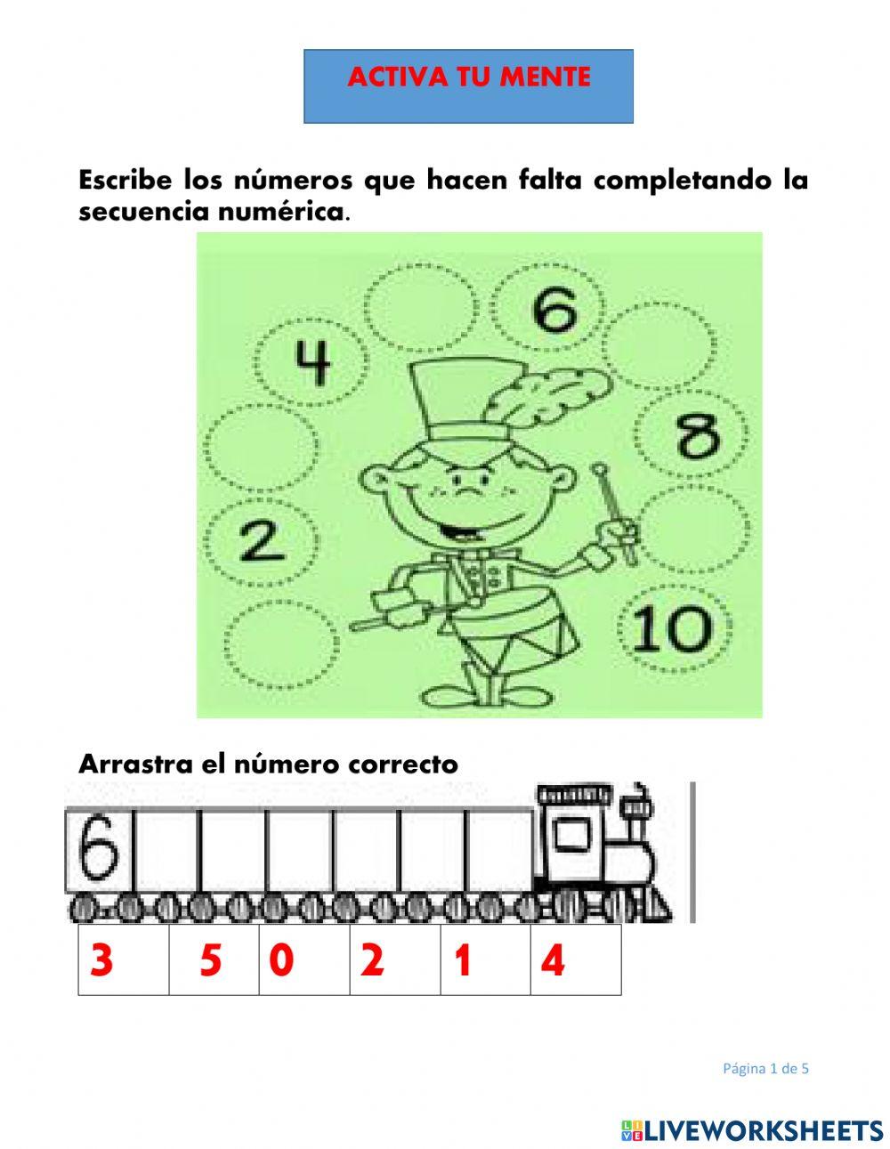 Secuencia de números